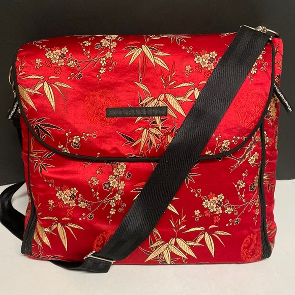 Petunia Pickle Bottom Handbags - PETUNIA PICKLE BOTTOM Satin Diaper Bag Backpack